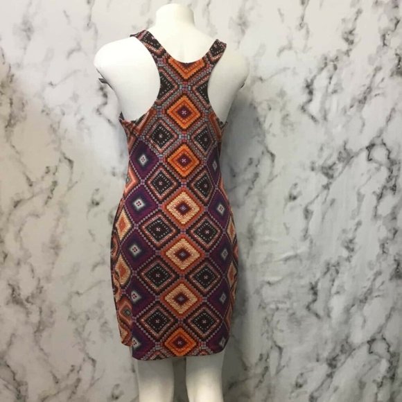 TIGERLILY Zehra Rainbow Bodycon Racerback Tank Mini Dress - Picture 9 of 10